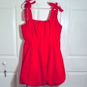 ARULA Orangish Red ARU MDR210 Bubble Dress Wonen’s Size in ARULA A (1X)